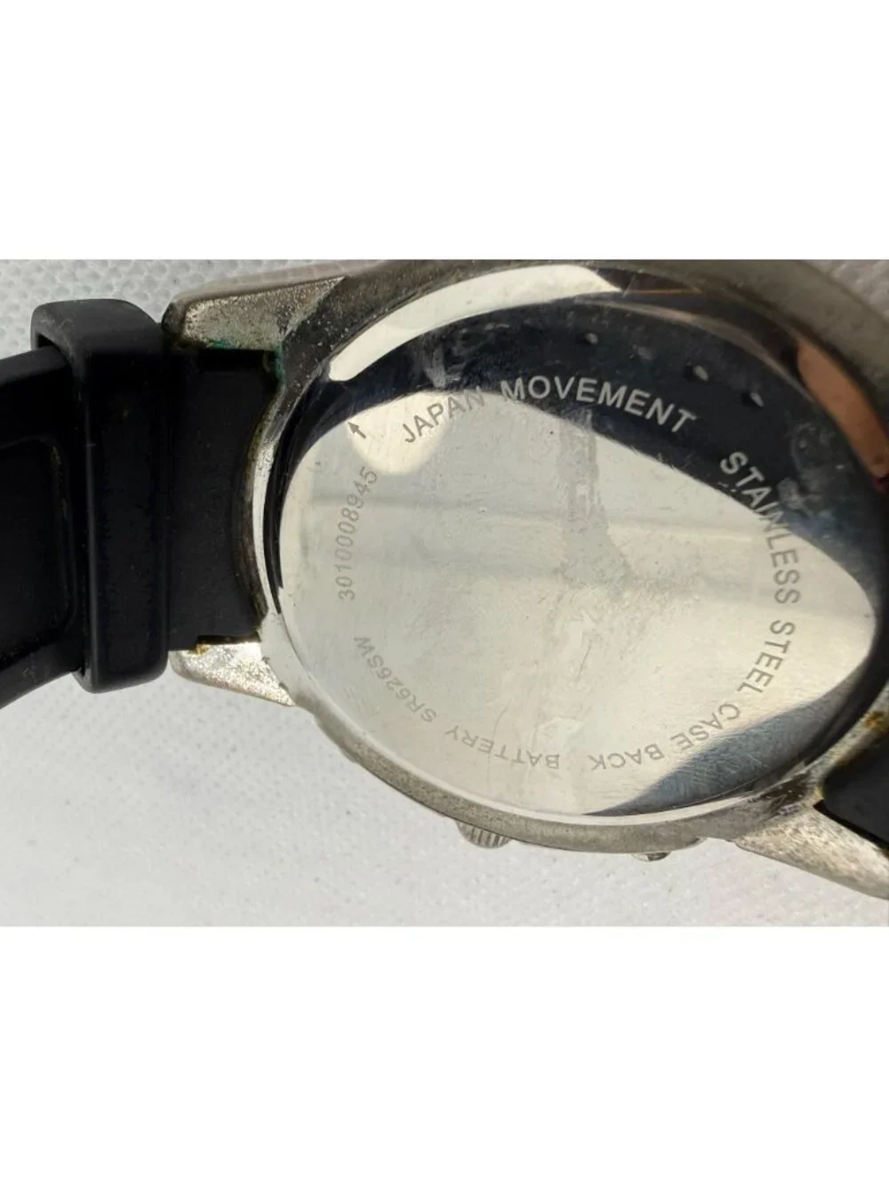 Unlisted by Kenneth Cole Men's Black Polyurethane Strap Quartz Watch 3010008945